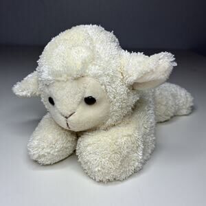 Vintage 2000 Wishpets Sugar Plum Lamb Plush 8” White Cream Stuffed Animal 32016